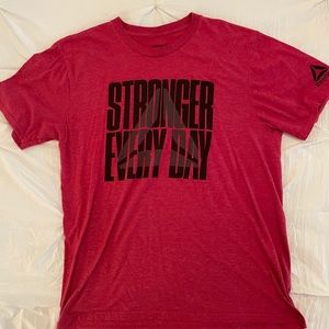 Reebok CrossFit shirt men’s Sz large red